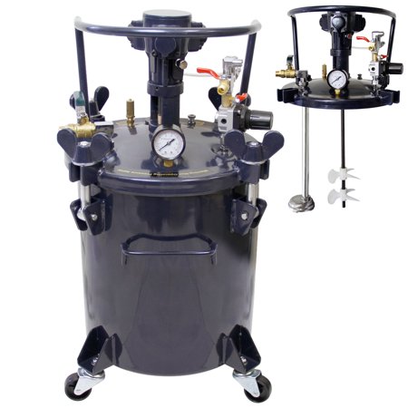 regulator agitator sprayer gallon feed spray pressure pot gun tank paint air