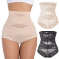 thumbnail image 5 of ZQUUVOU Women's Shapewear Tummy Control Underwear Faja Body Shaper Postpartum High Waisted Butt Panties Seamless Beige B, 5 of 5