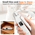 thumbnail image 5 of DSOOLO 2 in 1 Dog Nail Clipper and Grinder with Lights, Quiet Pet Nail Trimmer for Large,Medium & Small Dogs Cats, 5 of 8
