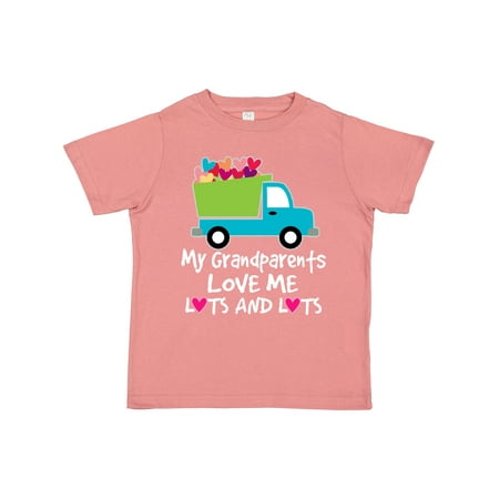 

Inktastic My Grandparents Love Me Boys Gift Toddler Boy or Toddler Girl T-Shirt