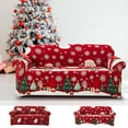 thumbnail image 7 of Christmas Sofa Cover, Elastic Full-Cover Sofa Protector, Non-Slip Dirt-Proof Decorative Slipcover for Living Room, Easy Installation, Washable, Suitable for 90-140cm Sofas, 7 of 7