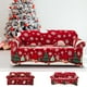 thumbnail image 1 of Funda para sofá de Navidad - Fundas elásticas rojas con cubierta completa y agarre antideslizante, protección antisuciedad para decoración navideña y muebles de salón que aceptan mascotas, 1 of 6