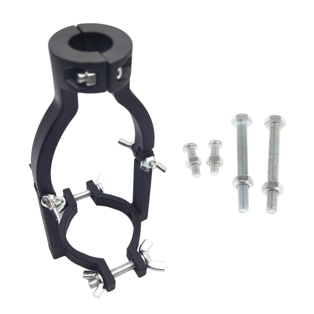 DOLITY Adaptateur de Perceuse à Trou Carré Durable pour Machines de Perceuse Table Perceuse Noir avec 4x Pièces