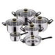 thumbnail image 1 of Batería de Cocina Fraciel 12 pz Acero Inoxidable Fernanda 12 pz Acero Inoxidable, 1 of 2