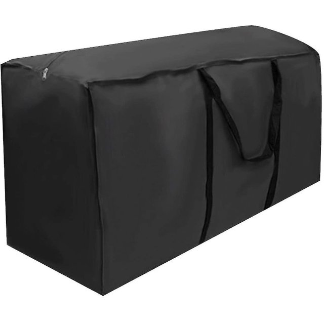 Wabjtam Housses de Coussin d'Extérieur Sac de Rangement pour Meubles 210d Résistant à l'Eau Jardin Patio Siège Couette Arbre de Noël Housse de Protection Zippée Rangement