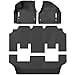 thumbnail image 3 of YITAMOTOR Floor Mats Fit for 2017-2024 Chrysler Pacifica 7 or 8 Passenger Model (No Hybrid Models), Included 3 Row All Weather Protection TPE Floor Liner Set, Black, 3 of 4