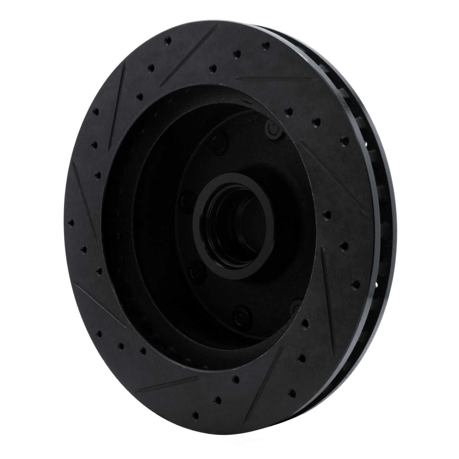Dynamic Friction Company 633-40059R DFC Brake Rotor - Drilled And Slotted - Black