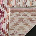thumbnail image 5 of SAFAVIEH Montage Wendell Chevron Indoor/Outdoor Area Rug, Rust/Multi, 4' x 6', 5 of 6