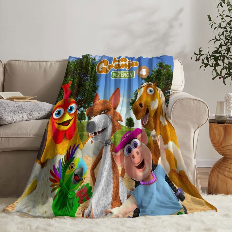The La Granja De Zenon Anti Pilling Flannel Blanket Gifts for Fans Lover Girls Boys Women Present Hoodie Him Bed 30"x40"