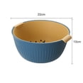 thumbnail image 7 of SPRING PARK Kitchen Drain Basket Double-Layer Strainer Fruit Colander Bowl Sieve Vegetable, 7 of 7