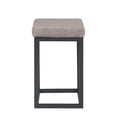thumbnail image 5 of Yukon Walnut and Black Metal Counter Bar Set, 5 of 12