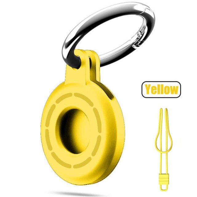 Para AirTag-Armor Cover Strap Funda de silicona Anti-perdida Ubicación GPS Tracker-Protec