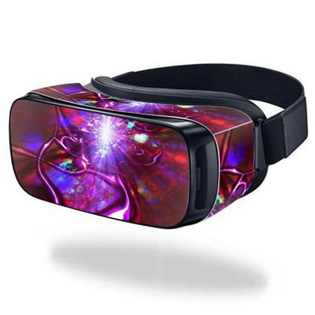 MightySkins SAGEVR-Crimson Trip Skin for Samsung Gear VR Original Cover Wrap Sticker - Crimson Trip