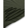 thumbnail image 4 of Women's Summer Short Sleeve Tee Distressed Ripped Crop T-Shirt Tops,Green,M, 4 of 7