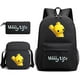 thumbnail image 1 of Wobbly Life 3pcs School Backpack Shoulder Bag Pen Bag, 1 of 2