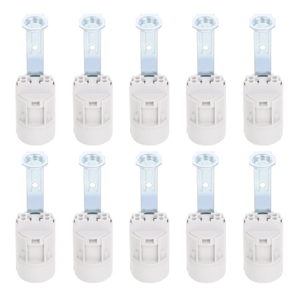 MasteelfCA 10 Pcs Douilles d'Ampoule de Bougie Bases de Candélabre Supports d'Ampoule de Lampe Support de Lumière