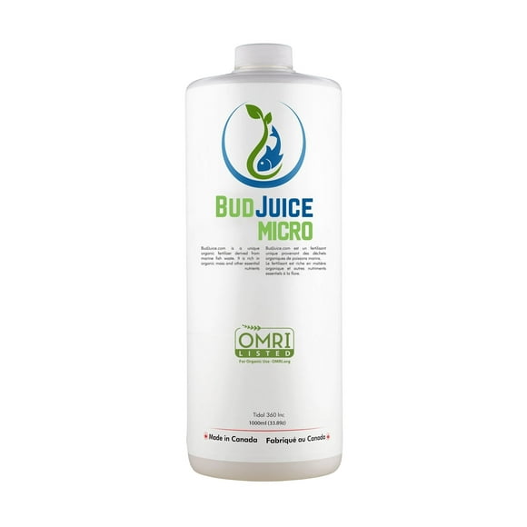 BudJuice 100 % Liquide Avancé Micro Engrais Organiques et Nutriments
