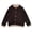 Coffee, variant on Coerni Girls Button Up Sweaters Contrast Trim Long Sleeve Cable Knit Cardigans Fall Winter Vintage Casual Kids School Uniform Cardigan