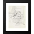 thumbnail image 2 of Venny Soldan-Brofeldt 14x18 Black Modern Framed Museum Art Print Titled - Antti Drawing (1908), 2 of 5