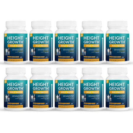 10 Pack Height Growth Maximizer - Bone & Joint Health- 60 Capsules x10