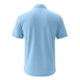 thumbnail image 4 of LIBRCLO Mens Polo Shirt with Pocket Short Sleeve Collar Casual Work Golf Shirts, 4 of 8