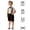 Black Y9y1, variant on LYMAYTER Baby Kids Formal Tuxedo Suit Set Short Sleeve Shirt Shorts Bow Tie Suspenders Wedding 1-15Y