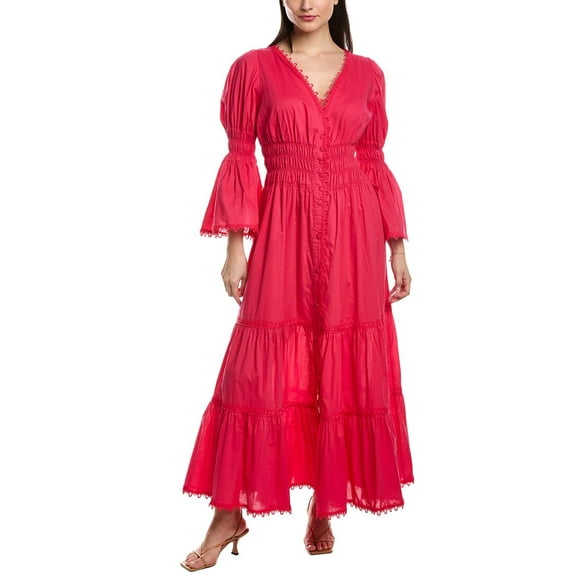 Charo Ruiz Ibiza womens  Lipa Maxi Dress, XL, Pink