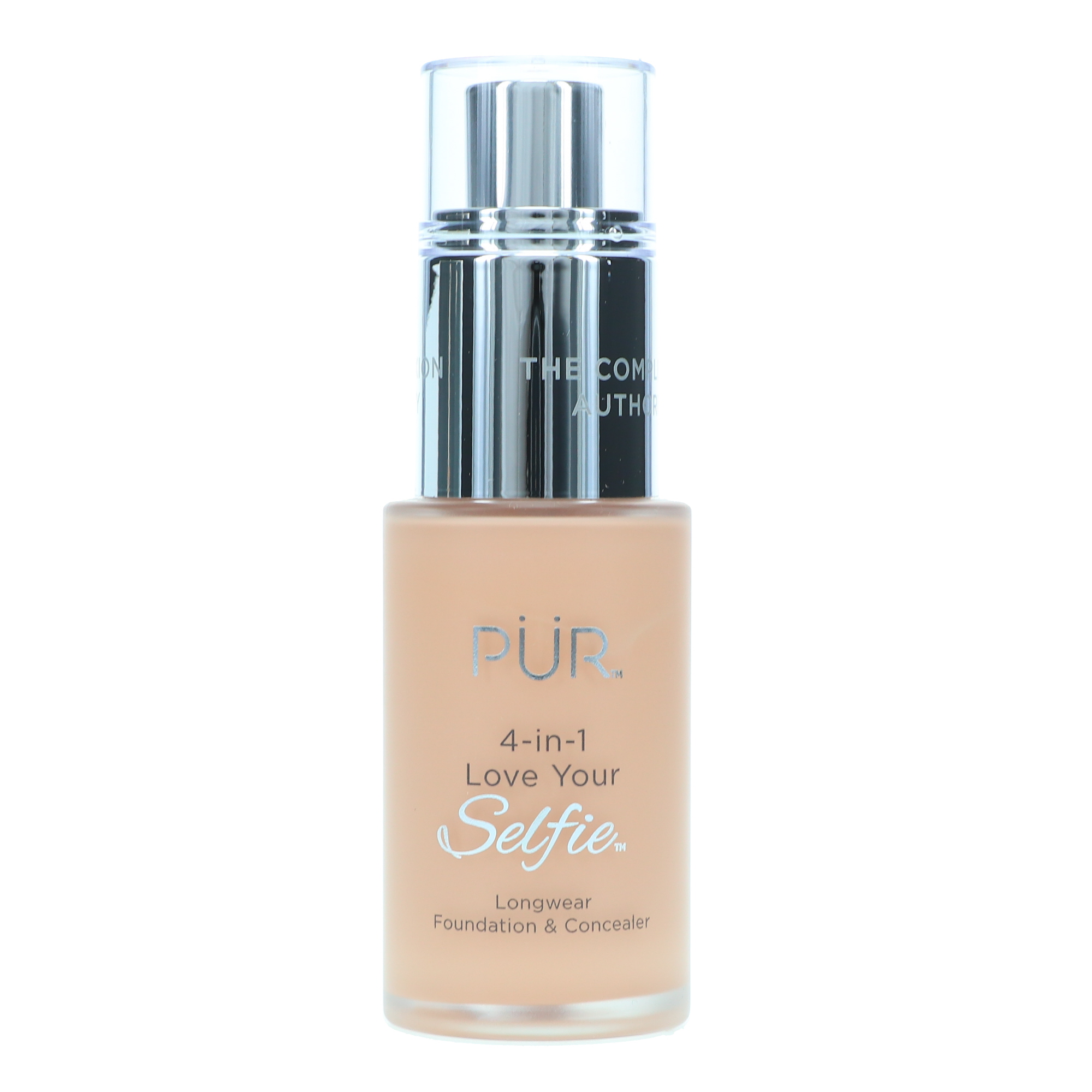PÜR MINERALS 4-in-1 Love Your Selfie Longwear Foundation & Concealer Full Coverage, Hydrating Formula, Cruelty Free, 1.7 F. Oz.,Vanilla/LP4