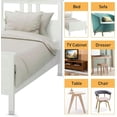 thumbnail image 7 of CHWM Rectangular Chair Leg Floor Protectors, Silicone Furniture Caps,Chair Leg Covers,with Felt Pads,1" x 1 3/4"(Fit 1.84" - 2.36"),Clear.16Pack., 7 of 7