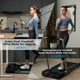 GEARSTONE Treadmills for Home, 2 in 1 Folding Treadmill, Under Desk Treadmill Walking Pad