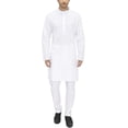 thumbnail image 1 of Royal Kurta Men's White Cotton Kurta for Holi Festive (38), 1 of 1