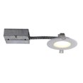 thumbnail image 2 of BAZZ SLMRD4W4 Kit de Luminaire Encastré LED Intégré Rond Mince, Installation Facile, Économe en Énergie, Dimmable, Emplacement Humide, 4.5 Pouces, Blanc (Ensemble de 4), 2 of 4