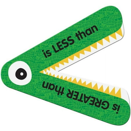 UPC: 0192407035782 | Really Good Stuff Greater Than or Less Than Student Manipulatives – Set of 12 Gators