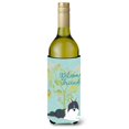 thumbnail image 1 of ""Caroline'S Treasures Welcome Friends Black White Collie Abrazadera decorativa para botella 750 ml multicolor"", 1 of 1