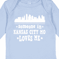 thumbnail image 4 of Inktastic Kansas City Missouri Loves Me Skyline Boys or Girls Long Sleeve Baby Bodysuit, 4 of 5