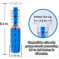 thumbnail image 2 of 7" Capacity Rain Gauge Replacement Tube,Freeze Proof Tube,Blue Water Effect,Easy-to-Read Markings,Red Float Marker,Model RM-B-T02, 2 of 3