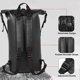 thumbnail image 4 of Waterproof Backpack Heavy Duty Roll-Top Closure Swim Bag with Front-Zipper Pocket, 4 of 5
