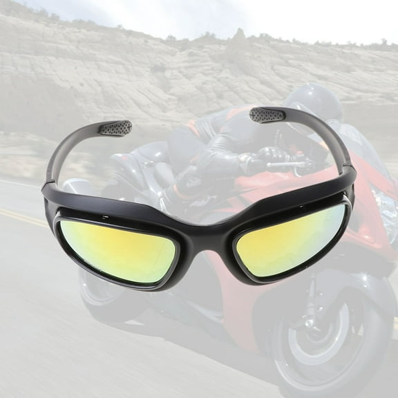 Techinal Windproof Polarized Motorcycle Lens Sun Glasses Riding Cycling Biker Sports Wrap