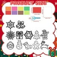 thumbnail image 3 of HomelyJoy Christmas Suncatchers Craft Kit - Create Your Own Stained Glass Effect for Windows, Fun DIY Christmas Crafts for Kids & Family, Home Classroom Holiday Decorations Art Project, 3 of 9