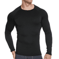 thumbnail image 2 of TELALEO 3 Pack Men  Athletic Base Layer Dry Fit Long Sleeve Workout Running Shirts, 2 of 7