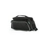 Texture Series Cycling Bicycle Bike Pannier Rear Seat Bag Rack Trunk - Also as Shoulder Bag or Handbag Black, Ship from America