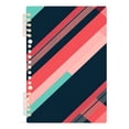 thumbnail image 7 of FORMRS 1-Subject Spiral Notebook 8" x 5" College Ruled 60 Refillable Sheet A5 Hard Cover, 2 Pack, Pink Geometric, 7 of 7