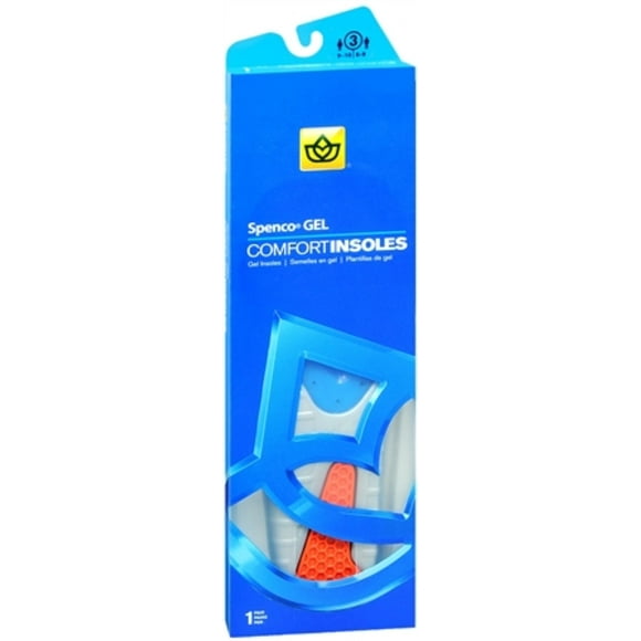 Gel Insole,Unisex,Fits M 8-9 W 10-11,PR