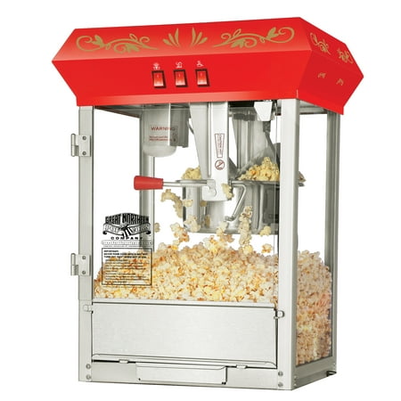 Great Northern Popcorn “Countertop Foundation” Popcorn Popper Machine, (8 oz,