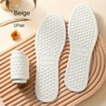 thumbnail image 1 of Semelles Respirantes Fines Douces Remplacement Semelle Confortable Coton Double Couche Mousse Absorbant la Sueur Insert de Chaussure beige 39-40, 1 of 6