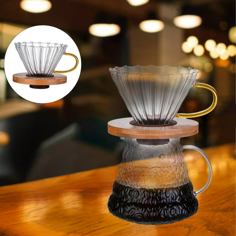 Pour Over Coffee Cup Brewer Unique Maker for Coffee Elegant Smart Design  for Large with Handle