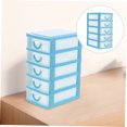 thumbnail image 5 of WEAVILUX Clear Storage Organizer Box with Multiple Drawers for Jewelry, Office Supplies, and Small Item Storage - 1 Set, 5 of 8