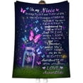 thumbnail image 1 of LHSHID Goddaughter Gifts from Godmother Goddaughter Gifts God Daughter Gifts from Godmother Blanket Gifts for Goddaughter God Daughter Gifts from Godmother 50x60in, 1 of 6
