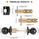thumbnail image 3 of Este producto es ideal para ser utilizado como una cerradura de la puerta delantera, una cerradura de la puerta trasera o una cerradura de la puerta del dormitorio, 3 of 5