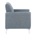 thumbnail image 3 of OakvillePark Lyer Fabric Upholstered Living Room Loveseat, Blue, 3 of 5